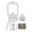 White, variant on NFTIGB Retro Essential Oil Diffuser 50ml Cool Mist Ultrasonic Humidifier with Motion Sensor, Rechargeable Battery & Candlelight Night Light for Bedroom, Office, and Home Decor (White)