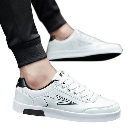 

Cathalem Fabric Shoes Non-slip Shoes Shoes Warm Men Mesh Breathable Sports Men Casual Trainer Men s Sneaker Shoes for Men White 8