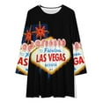 thumbnail image 3 of Welcome to Fabulous Las Vegas Long Sleeved Dress Female dress Party dresses for women, 3 of 4