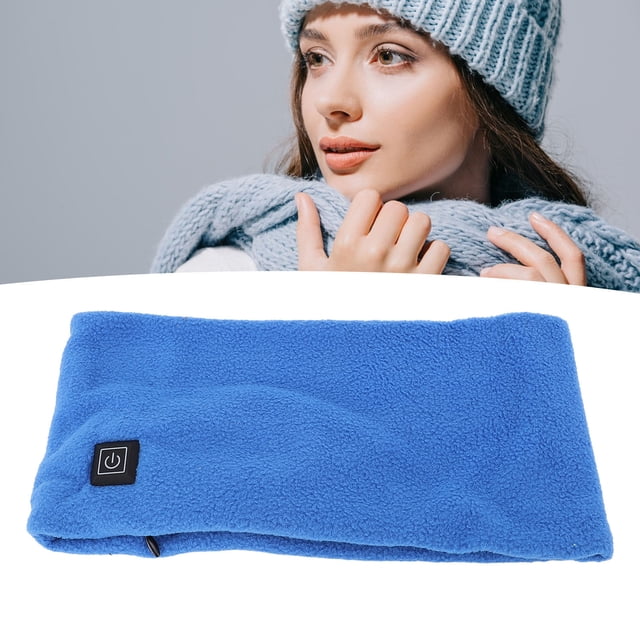 Heated Scarf, Women Men Electric Heating USB Powered Neck Warmer for Winter Outdoor Cycling