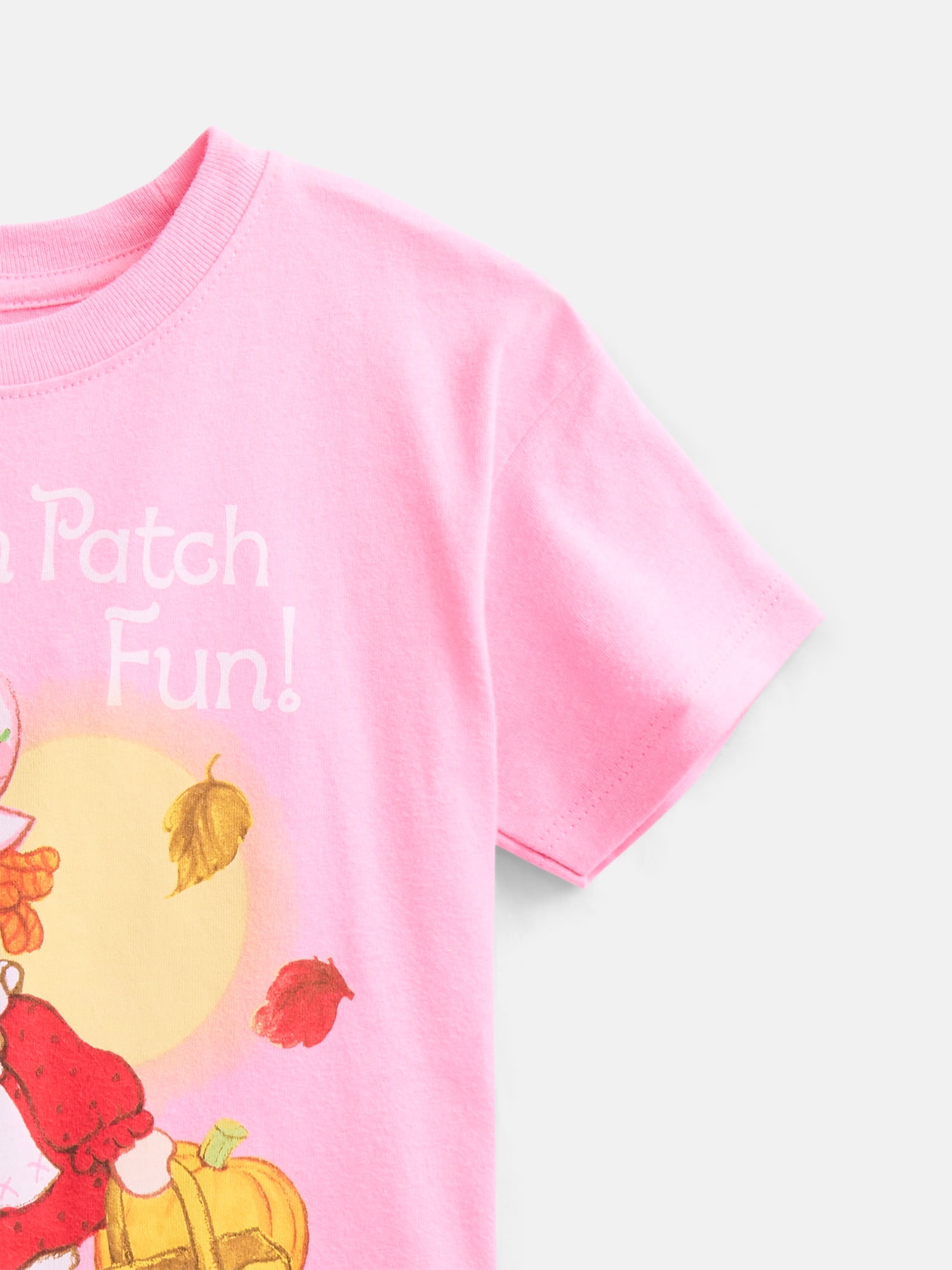 Strawberry Shortcake Toddler Girls Halloween Crewneck Tee with Short Sleeves, Sizes 12M-5T