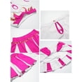 thumbnail image 4 of Lujianch Children Cheerleading Team Student Role Playing Stage Performance Competition Carnival Party Set Girls Outfits Sets Size 8-9 Years, 4 of 5
