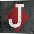 thumbnail image 3 of Metaverse Aubree Perrenoud 'Jack of Diamonds, Queen of Hearts , King of Clubs & Ace of Spades Gray' Canvas Art (Set of 4), 3 of 5
