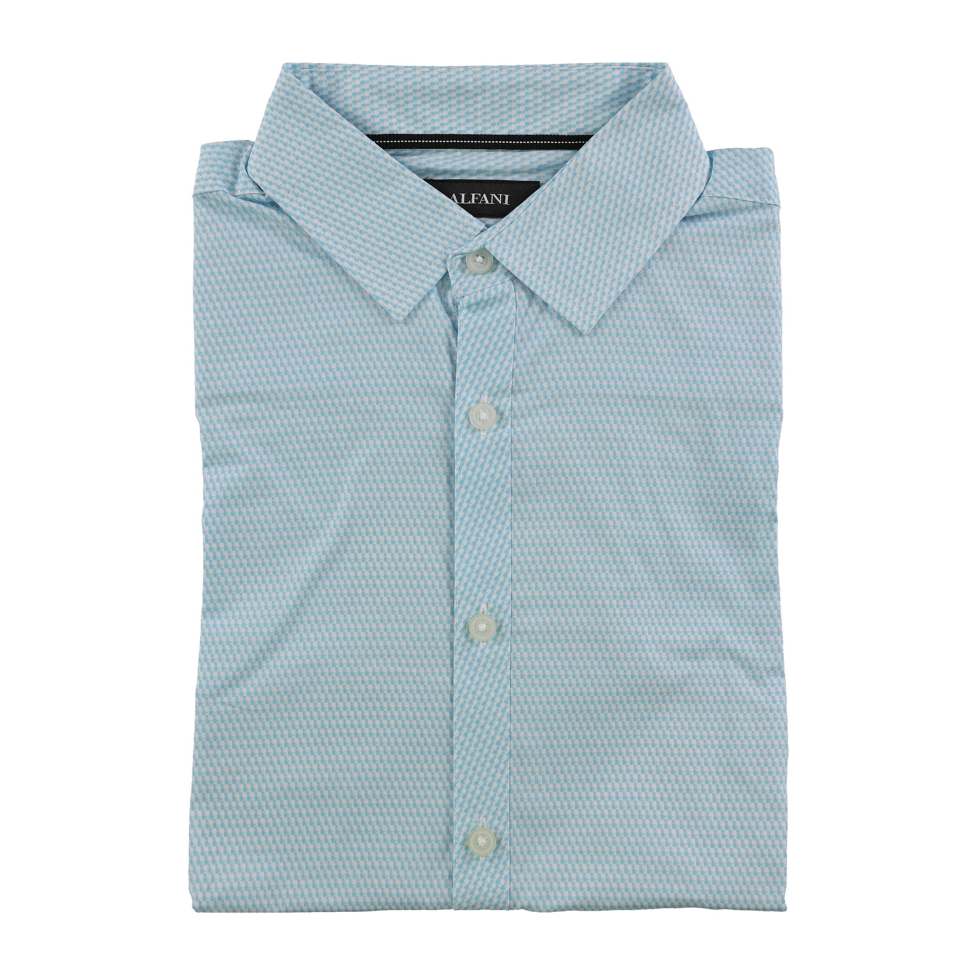 Alfani Mens Tonal Print Button Up Shirt seacoast XLT Walmart