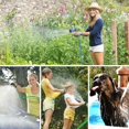 thumbnail image 2 of 10PCS Garden Hose, 100ft Magic Lightweight Expandable Garden Hose with Water Hose Quick Connector, Extra Strength Fabric Protection Hose for All Your Watering Needs (Green), 2 of 7