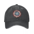 thumbnail image 2 of Gorras de béisbol de Marvel con estampado de cómic de Capitán América, sombreros lavados de mezclilla desgastados Retro, gorras suaves de estilo Unisex Fivean unisex, 2 of 2
