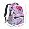 thumbnail image 2 of Haiem Dragon Fruit Printed School Backpack,Casual Travel Lightweight Backpack,Durable Comfortable Multifunctional Backpack,Laptop Backpack, 2 of 6