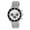 Silver Tone, variant on Brandon men's japanese quartz stainless steel bracelet black dial 44 mm case case watch 1011ABRS