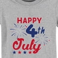 thumbnail image 3 of Otqutp Child Long Blouse Independence Day Letter Cartoon Print Boys and Girls Tops Short Sleeved T Shirts for Boys and Girls Soft Breathable Blouse, 3 of 3