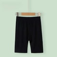 thumbnail image 6 of Moxiu Kids Sports Shorts Girls Summer Casual Soft Modal Dance Shorts 2 Pack Lightweight Cartwheel Underwear Elastic Waist Bike Shorts Watermelon Red,5-6Years, 6 of 8
