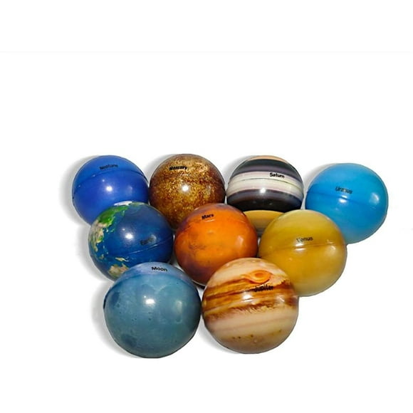 Space Solar System Eight Planets Themed Bouncy Balls,