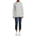 thumbnail image 3 of Martha Stewart Everyday Women's Pull On Crop Pants with Faux Pearl Hem, 3 of 5
