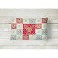 thumbnail image 2 of Carolines Treasures CK5221PW1216 Miniature Pinscher Love Canvas Fabric Decorative Pillow, Red, 12H x16W, multicolor, 2 of 3