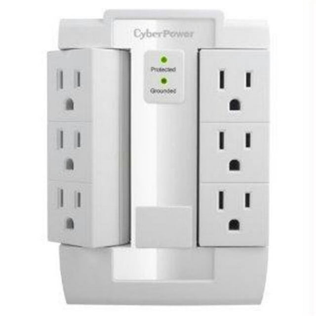 SSUP 6 Surge Outlet 900J EMI-RFI 75K dollaars Connected Equipment Guarantee