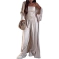 thumbnail image 2 of Conjunto Deportivo de Piezas para Mujer, de Otoño, para Estar en Casa, con Camiseta de Larga y Pantalón Deportivo de Cintura Alta Albaricoque S, 2 of 9