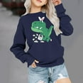 thumbnail image 2 of Mikilon 1-11 Years Old Kids Clothes Casual Long Sleeve Pullover Shirts Fall and Winter Comfortable Round Neck Printed Clothes, 2 of 4