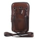thumbnail image 1 of Bolsa cruzado de cuero de vaca riñonera portátil para hombre informal suave para el trabajo (marrón) Tmvgtek Para estrenar, 1 of 5