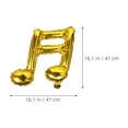 thumbnail image 2 of NUOLUX 30Ud Globos Inflables Con De Notas Musicales Para De Eventos Musicales, 2 of 8