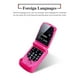thumbnail image 5 of Mini teléfono móvil con tapa, pantalla de 0,66 pulgadas, marcador Bluetooth, el teléfono móvil más pequeño, 5 of 12