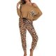thumbnail image 1 of Gibobby Conjunto de sudadera informal para mujer Conjuntos de pantalones de chándal para el con bolsillo de ocio de manga larga de traje mujer de 2 piezas(Amarillo,G), 1 of 4