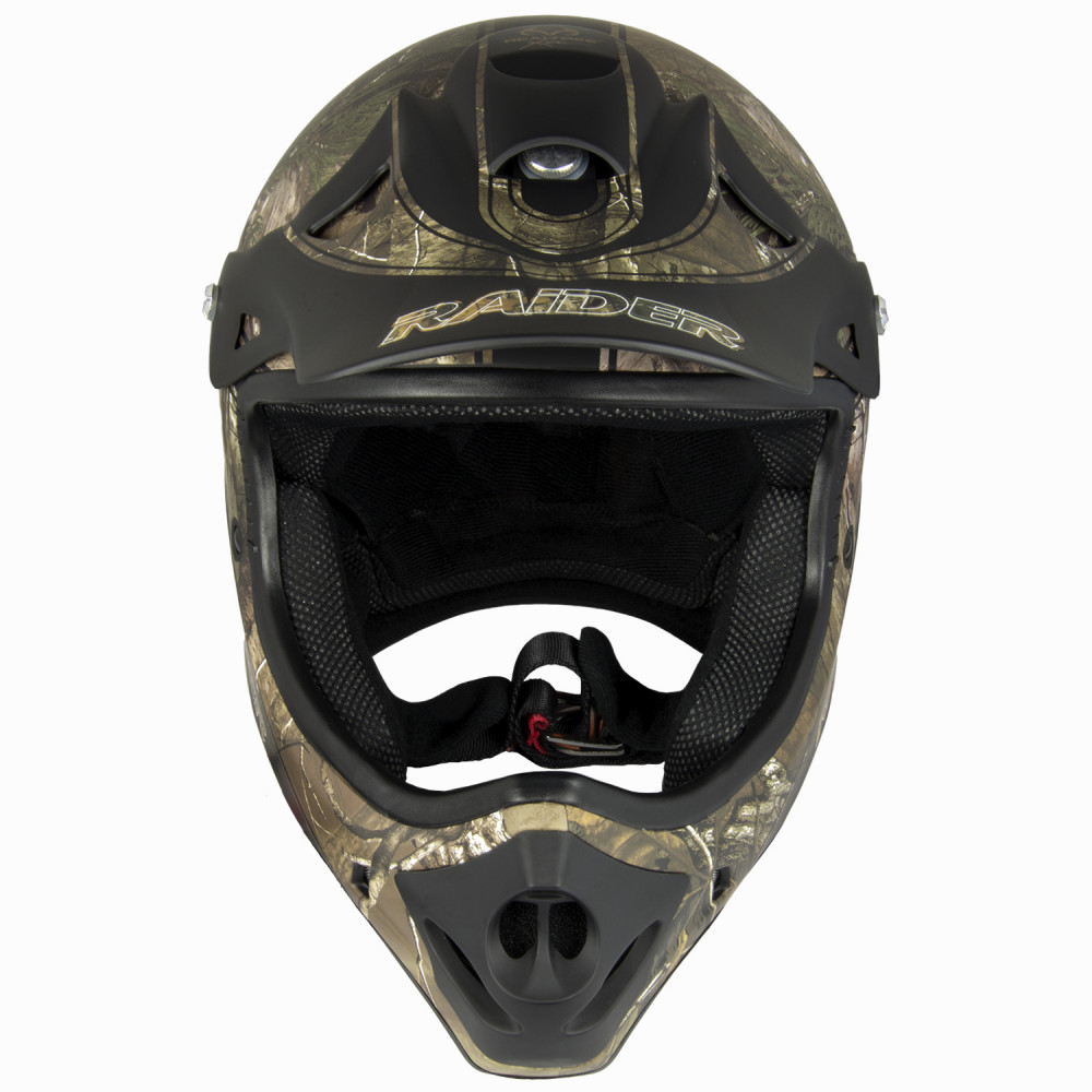 Raider Ambush Motocross Helmet / Realtree Camo DOT Approved - Large