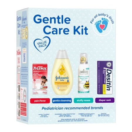 Johnson's Baby Gentle Care Kit, Newborn Essentials