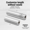 thumbnail image 4 of Cuisinart Vacuum Food Sealer Bags 2-Pack 11"x20" ft. rolls, Universal, Microwave & Freezer Safe (VSB-112C), 4 of 7