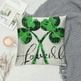 thumbnail image 2 of JEUXUS St Patricks Day Pillow Covers, St Patricks Day Shamrocks Pillow Cover Buffalo Plaid Clover St Patricks Decorative Throw Pillows Farmhouse Decor for Home, 2 of 5