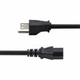 thumbnail image 3 of StarTech 8ft 2.4m Computer Power Cord NEMA 5-15P to IEC 60320 C13 AC Power Cable 13A 125V 16AWG UL Listed TAA, 3 of 4