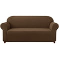 thumbnail image 1 of Housse de Canapé Extensible 1 Pce Housse de Canapé Protecteur de Meubles Doux Housse de Canapé Lavable Fauteuils Housse de Causeuse pour Salon (TG, Café), 1 of 7
