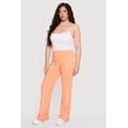 thumbnail image 2 of Women's Plus Size High Waisted Contrast Piping Pants, 2 of 4
