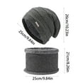 thumbnail image 2 of Winter Set for Couples Matching Beanie and Scarf Weekend Outings Ski Resorts Hat Scarf, 2 of 4
