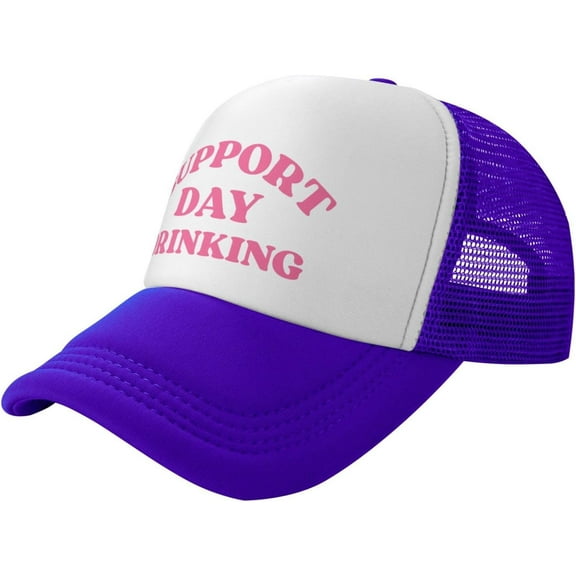 Support Day Drinking Mesh Hat Trucker Baseball Cap