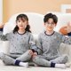 thumbnail image 3 of Pijamas de Navidad para niños, conjunto de ropa de invierno para niños y niñas, Tops con cuello redondo y pantalones largos, ropa de dormir para bebés, pijamas de gato de dibujos animados para niños, 3 of 4