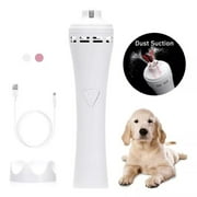 Dog Nail Grinder Paws Grooming Portable Rechargeable Professional Low Noise 3-Speed Pet Nail Trimmer Painless Paws Grooming for Small Medium and Large Dogs & Cats