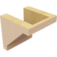thumbnail image 5 of 5"W x 5"D x 5"H Wide Burlington Rough Cedar Woodgrain TimberThane Corbel, Primed Tan, 5 of 6