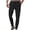 Black, variant on Casual Pants for Men, Men Solid Casual Loose Button Up Pants European Straight Leg Business Comfortable Trousers Khaki M