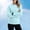 Light Blue, variant on CYRBOKO Women's Sun Protection Jackets with Hood, Outdoor Long Sleeve Pullover Lightweight UPF 50 Athletic Tops Light Blue Size L