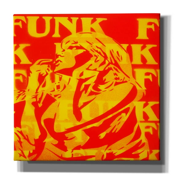 Epic Graffiti 'Funk' by Abstract Graffiti Canvas Wall Art, 18" x 18"