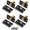 Black, variant on Closet Ball Door Catch Hardware  2 Pack French Door Ball Catch Closet Ball Latch for Top of Door Adjustable Ball Catch Drive in Ball Latch for Invisible Pantry Ball Bearing Door Latch Black