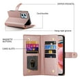 thumbnail image 3 of GANGXUN Étui en Cuir à Rabat pour Xiaomi Redmi Note 12 4g - Long et Court, design wallet, 3 of 5