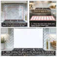 thumbnail image 6 of Tempered Glass Backsplash For Kitchen Behind Stove,Stove Back Top Cover,Easy to Clean Glass Splashback, Sink Cover Splash Guard,Home Kitchen Wall Decor, 6 of 6