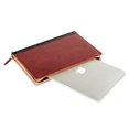 thumbnail image 5 of Mosiso PU Leather Case for 2018 MacBook Air 13 A1932 Retina &Touch ID /2018 2017 2016 MacBook Pro 13 A1989/A1706/A1708, Vintage Classic Premium Book Sleeve Cover, Wine Red, 5 of 6