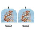 thumbnail image 2 of HELLHERO Polyester Canvas Teapot Protective Creative Keep Warm Dust Proof for Kitchen White Horse Floral Design, 2 of 8