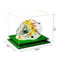 thumbnail image 2 of Versatile Deluxe Clear Acrylic Display Case - Large Rectangle Box with Black Risers and Turf Base 14.5" x 11" x 12" (A002-BR), 2 of 7