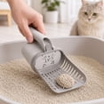 thumbnail image 4 of ZZAIXHL Integrated Cat Litter Scooper with 1pc Waste Bags Set Large Capacity Portable Detachable Waste Bin Cat Poop Shovel Cat Poop Scooper, 4 of 6