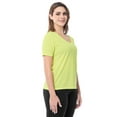 thumbnail image 6 of Athletic Works Women's Active Texture Knit V-Neck Tee, Sizes XS-XXXL, 6 of 8