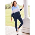 thumbnail image 6 of Woman Within Plus Size Tie-Dyed Knit Sweatshirt Tunic, 6 of 6