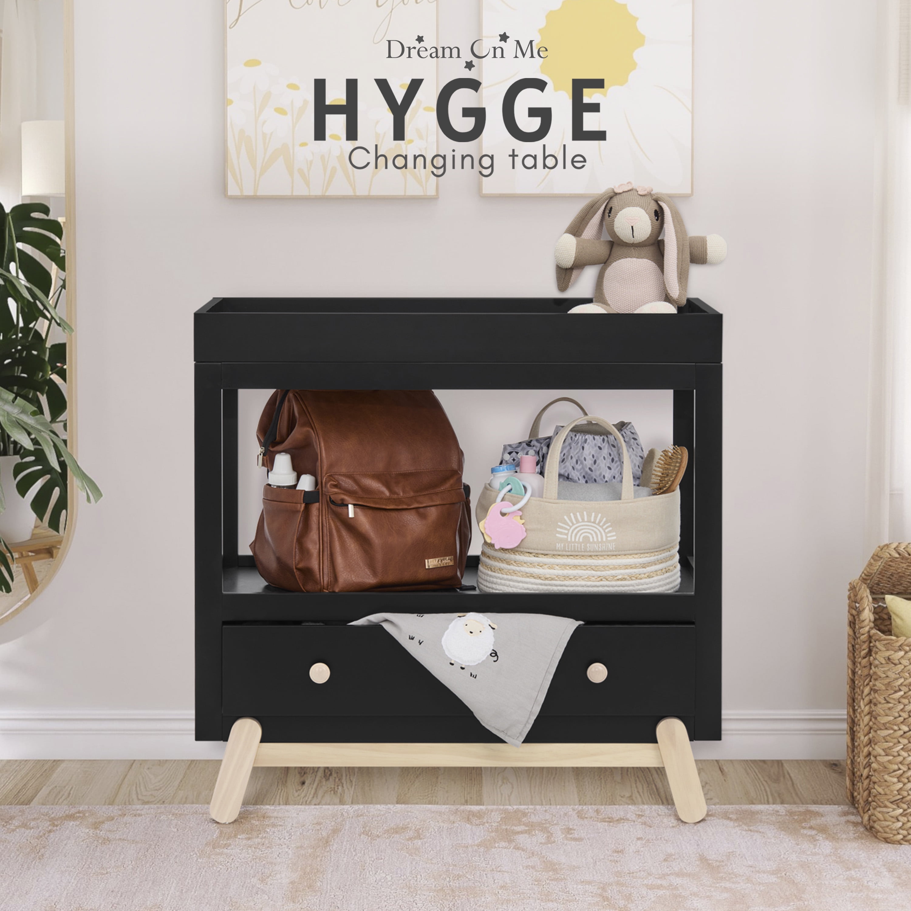 Crib With Changing Table Dream On Me Hygge Changing Table