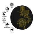 thumbnail image 5 of YFYANG 15'' Tire Cover, Golden Dragon Graffiti Universal Spare Wheel Covers, Dust-Proof, Water-Proof, Sun-Proof and Corrosion-Proof, 5 of 9